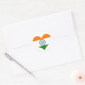 Nationale vlag van India Ashoka Chakra Ronde Sticker (Envelop)