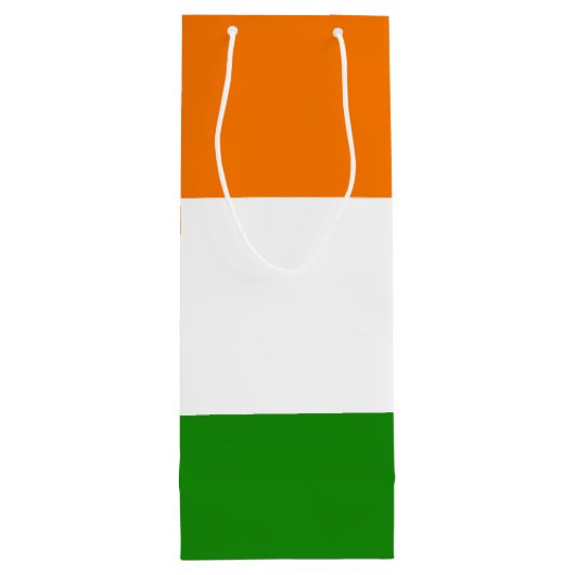 Nationale vlag van India Ashoka Chakra Wijn Cadeautas (Achterkant)