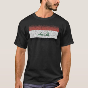 Nationale vlag van Irak souvenir voor mannen 6 T-shirt