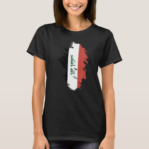 Nationale vlag van Irak souvenir voor mannen vrouw T-shirt