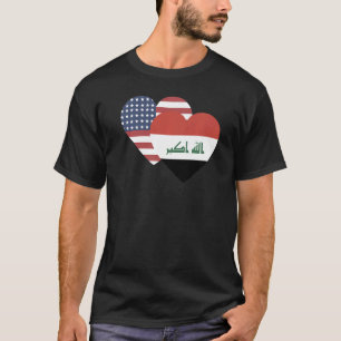 Nationale vlag van Irak souvenir voor mannen vrouw T-shirt