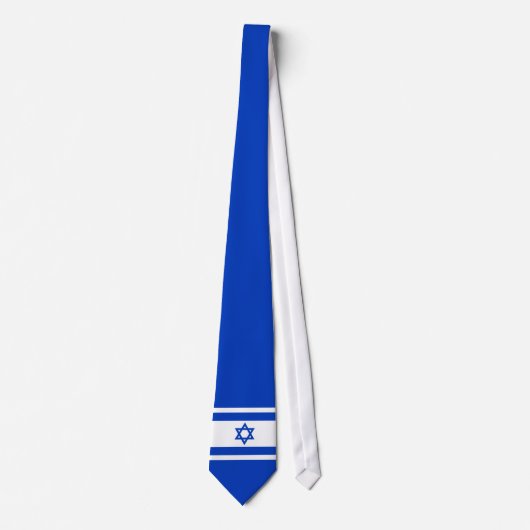Nationale vlag van Israël - authentieke versie Stropdas (Voorkant)
