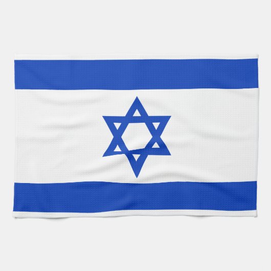 Nationale vlag van Israël - authentieke versie Theedoek (Horizontaal)