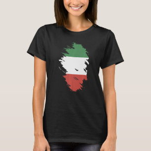 Nationale vlag van Italië souvenir voor mannelijke T-shirt