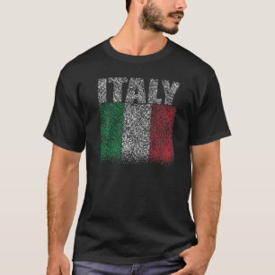 Nationale vlag van Italië souvenir voor mannelijke T-shirt