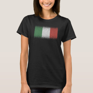 Nationale vlag van Italië souvenir voor mannen vro T-shirt