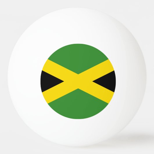 Nationale vlag van Jamaica Pingpongbal (Voorkant)