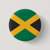 Nationale vlag van Jamaica Ronde Button 3,2 Cm (Voorkant)