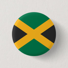 Nationale vlag van Jamaica Ronde Button 3,2 Cm