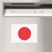 Nationale Vlag van Japan Rectangle magneet (Insitu (Vaatwasser))