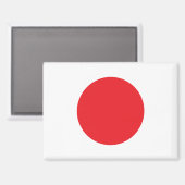 Nationale Vlag van Japan Rectangle magneet (Voorkant / Achterkant)