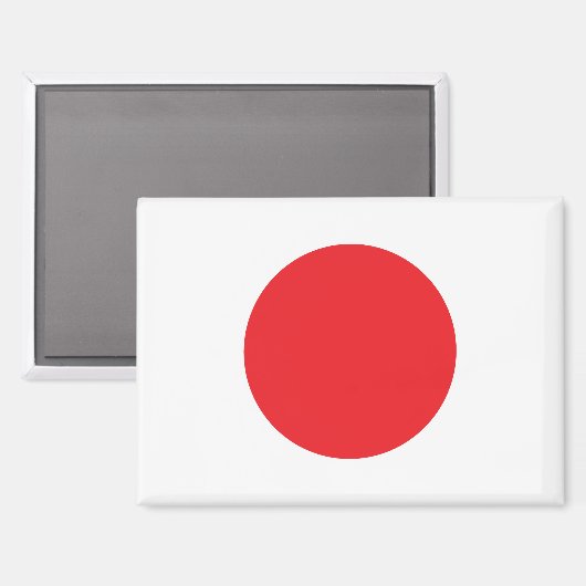 Nationale Vlag van Japan Rectangle magneet (Voorkant / Achterkant)