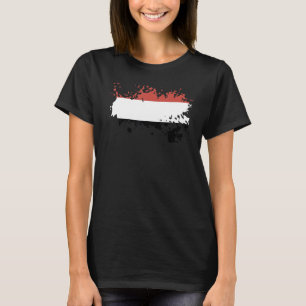 Nationale vlag van Jemen souvenir voor mannen 1 T-shirt