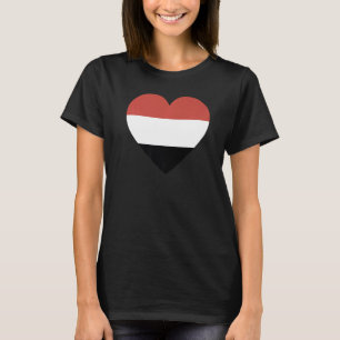 Nationale vlag van Jemen souvenir voor mannen 1 T-shirt