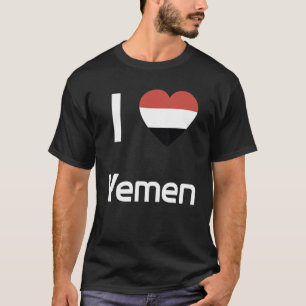 Nationale vlag van Jemen souvenir voor mannen 3 T-shirt