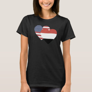 Nationale vlag van Jemen souvenir voor mannen 4 T-shirt