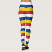 Nationale vlag van Kaapverdië, horizontale strips Leggings (Achterkant)