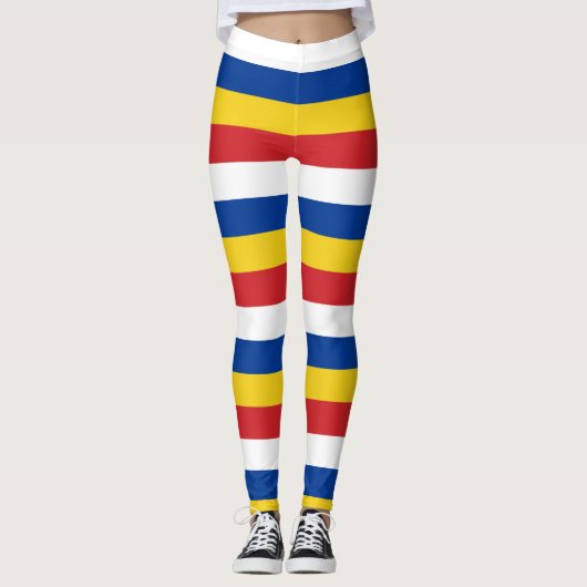Nationale vlag van Kaapverdië, horizontale strips Leggings (Voorkant)