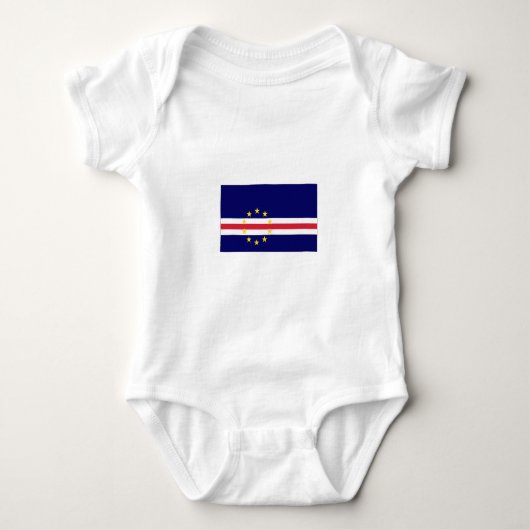 Nationale vlag van Kaapverdië Romper (Voorkant)
