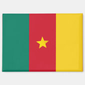 Nationale vlag van Kameroen Rectangle Magnet (Voorkant)