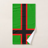 Nationale vlag van Karelië Bad Handdoek (Handdoek)