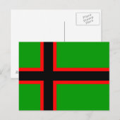 Nationale vlag van Karelië Briefkaart (Voorkant / Achterkant)