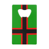 Nationale vlag van Karelië Creditkaart Flessenopener (Voorkant)