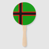 Nationale vlag van Karelië Handwaaier (Achterkant)