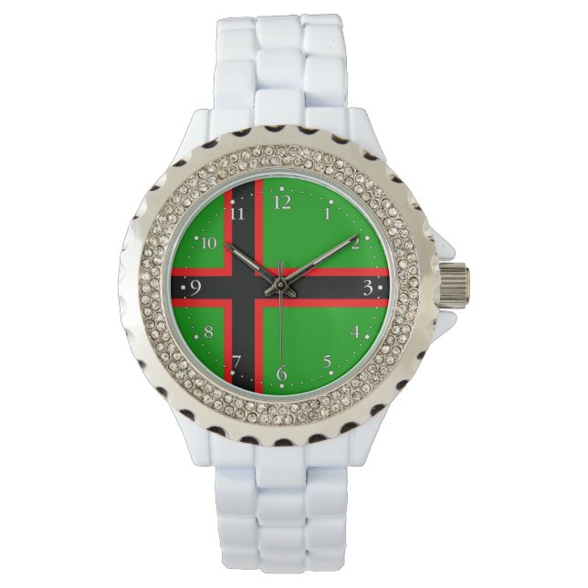 Nationale vlag van Karelië Horloge (Voorkant)