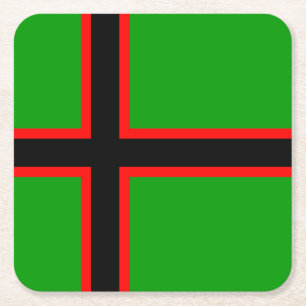 Nationale vlag van Karelië Kartonnen Onderzetters