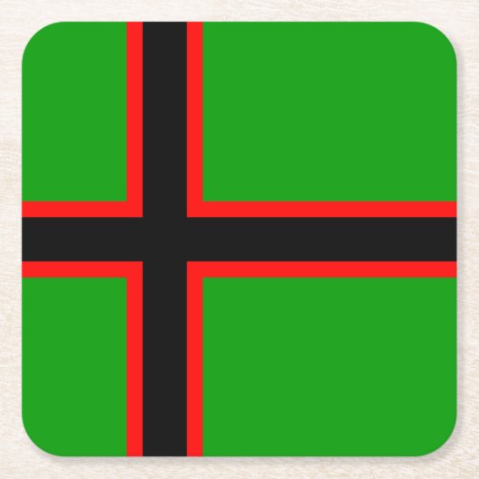 Nationale vlag van Karelië Kartonnen Onderzetters (Voorkant)