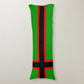 Nationale vlag van Karelië Lichaamskussen (Voorkant Verticaal)