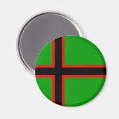 Nationale vlag van Karelië Magneet (Voorkant / Achterkant)