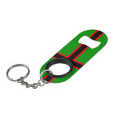 Nationale vlag van Karelië Mini Flessenopener (Voorkant Gekanteld)