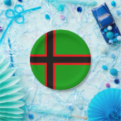 Nationale vlag van Karelië Papieren Bordje (Feest)