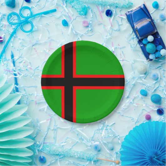 Nationale vlag van Karelië Papieren Bordje (Feest)