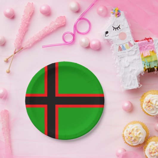 Nationale vlag van Karelië Papieren Bordje (Feest)