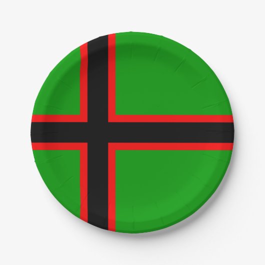 Nationale vlag van Karelië Papieren Bordje (Voorkant)