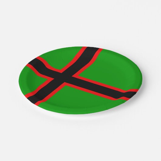 Nationale vlag van Karelië Papieren Bordje (Gekanteld)