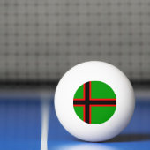 Nationale vlag van Karelië Pingpongbal (Net)