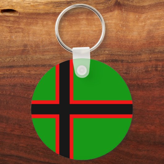 Nationale vlag van Karelië Sleutelhanger (Achterkant)