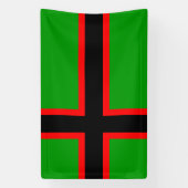 Nationale vlag van Karelië Spandoek (Verticaal)