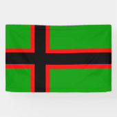 Nationale vlag van Karelië Spandoek (Horizontaal)