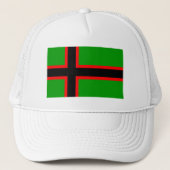 Nationale vlag van Karelië Trucker Pet (Voorkant)