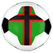 Nationale vlag van Karelië Voetbal (Gedraaid)