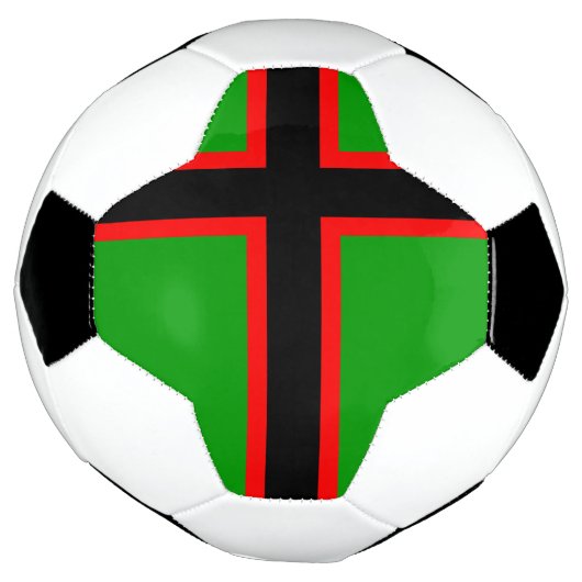 Nationale vlag van Karelië Voetbal (Gedraaid)