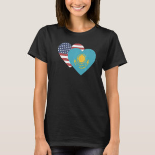 Nationale vlag van Kazachstan souvenir voor mannen T-shirt
