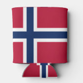 NATIONALE VLAG VAN KOELBOX IN NOORWEGEN BLIKJESKOELER (Achterkant)