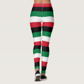 Nationale vlag van Koeweit, horizontaal gestreept Leggings (Achterkant)