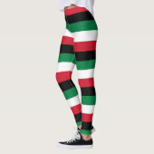 Nationale vlag van Koeweit, horizontaal gestreept Leggings (Links)